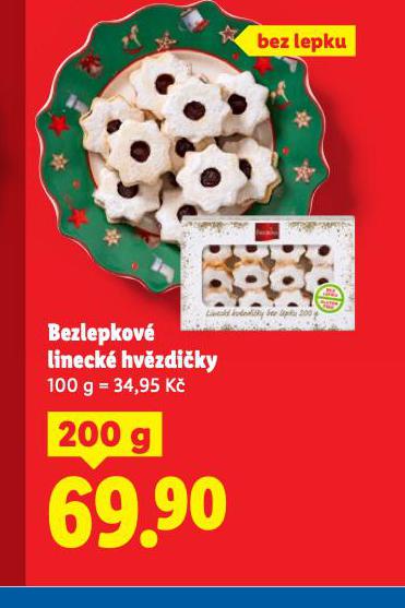 BEZLEPKOVÉ LINECKÉ HVĚZDIČKY