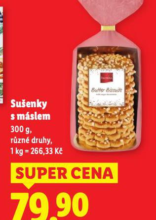 SUŠENKY S MÁSLEM