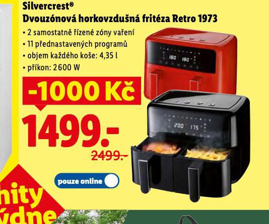 DVOUAFÁZOVÁ HORKOVZDUŠNÁ FRITÉZA