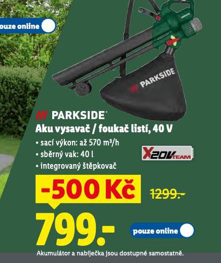 AKU VYSAVAČ / FOUKAČ LISTÍ