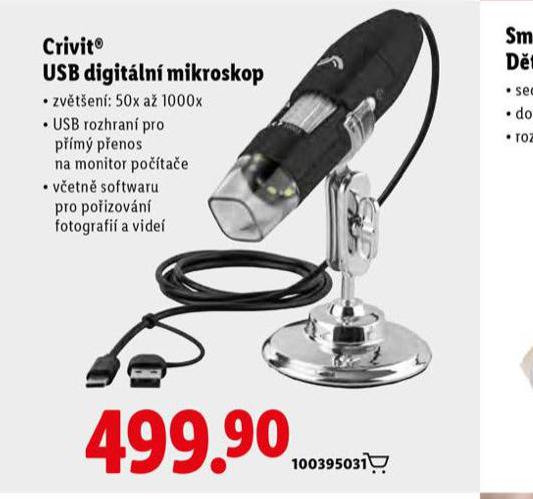 USB DIGITÁLNÍ MIKROSKOP