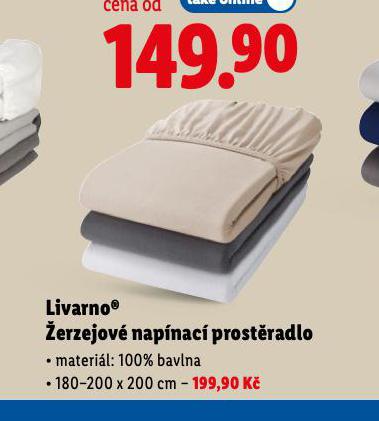 NAPÍNACÍ PROSTĚRADLO 180-200 x 200 CM