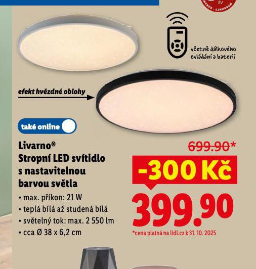 STROPN LED SVTIDLO