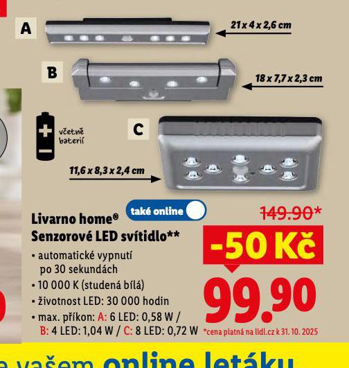 SENZOROV LED SVTIDLO