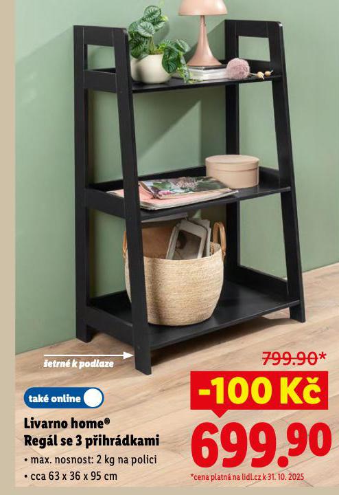 REGÁL SE 3 PŘIHRÁDKAMI