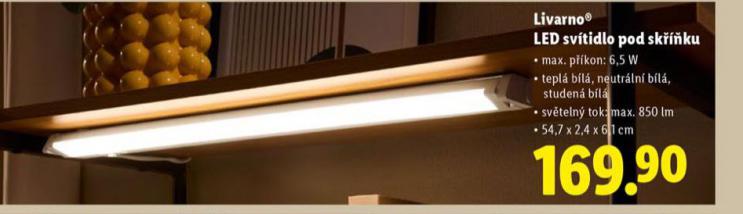 LED SVÍTIDLO POD SKŘÍŇKU