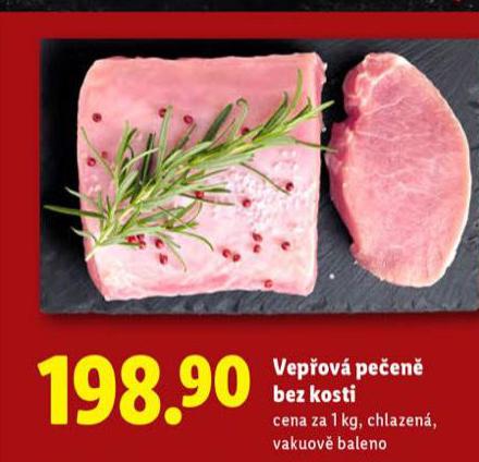 VEPŘOVÁ PEČENĚ BEZ KOSTI
