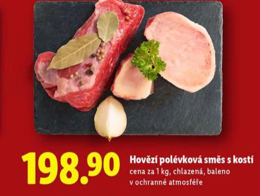 HOVĚZÍ POLÉVKOVÁ SMĚS S KOSTÍ