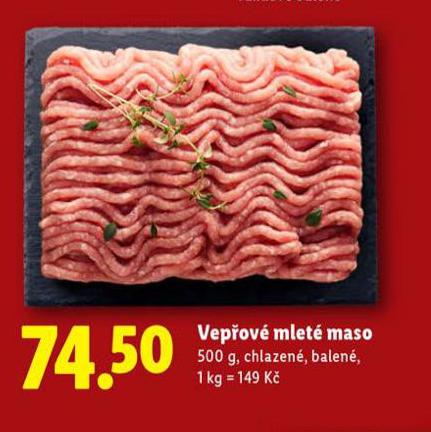 VEPŘOVÉ MLETÉ MASO