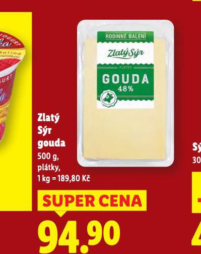 ZLATÝ SÝR GOUDA