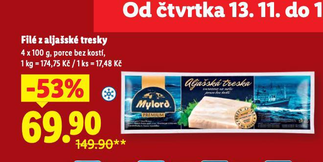 FILÉ Z ALJAŠSKÉ TRESKY