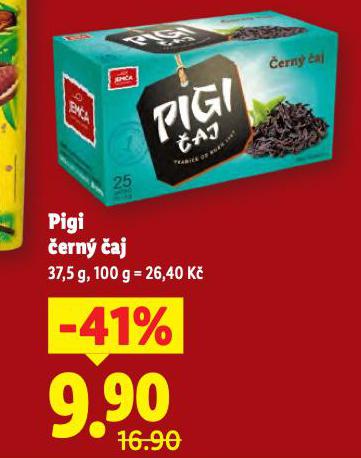 PIGI ČERNÝ ČAJ