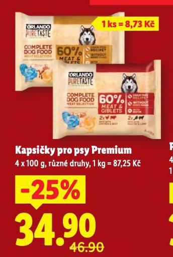 KAPSIČKY PRO PSY PREMIUM