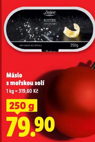 MÁSLO S MOŘSKOU SOLÍ