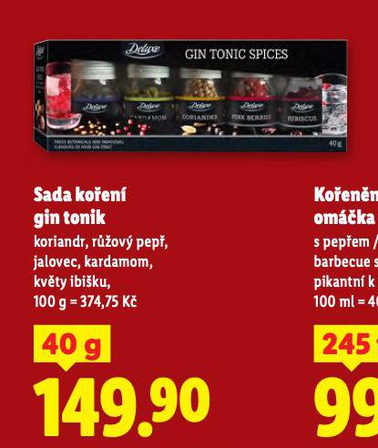 SADA KOŘENÍ GIN TONIK