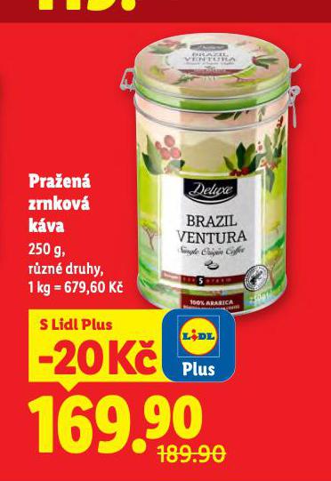 PRAŽENÁ ZRNKOVÁ KÁVA