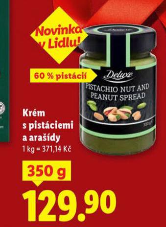 KRÉM S PISTÁCIEMI A ARAŠÍDY