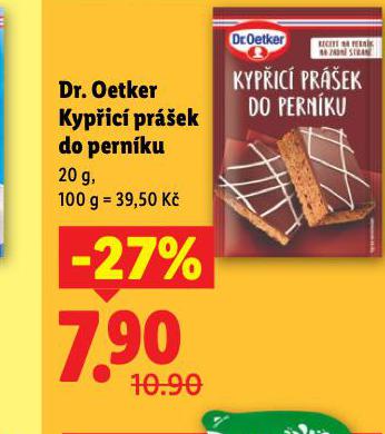 DR. OETKER KYPŘICÍ PRÁŠEK DO PERNÍKU