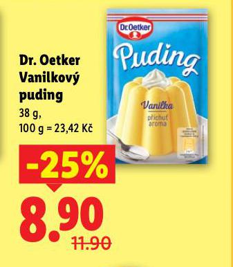 DR. OETKER VANILKOVÝ PUDING
