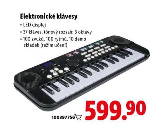 ELEKTRONICKÉ KLÁVESY