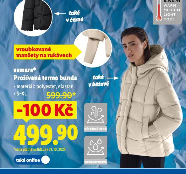 PROŠÍVANÁ TERMO BUNDA