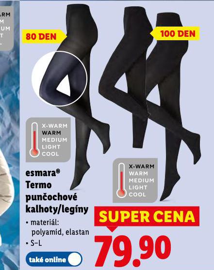 TERMO PUNČOCHOVÉ KALHOTY / LEGÍNY