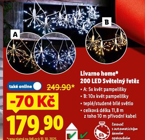 LED SVĚTELNÝ ŘETĚZ