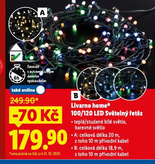 LED SVĚTELNÝ ŘETĚZ