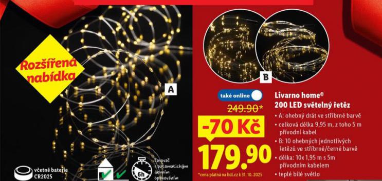 LED SVĚTELNÝ ŘETĚZ