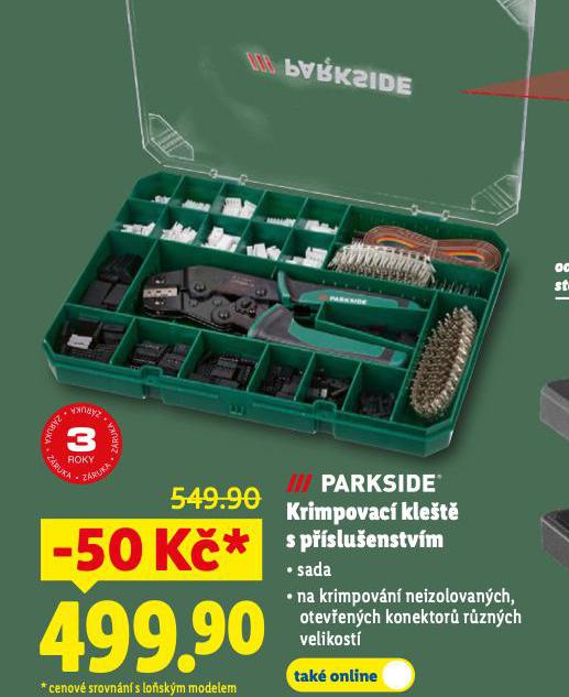 KRIMPOVACÍ KLEŠTĚ S PŘÍSLUŠENSTVÍM