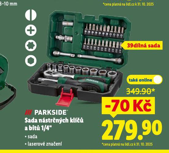 SADA NÁSTRČNÝCH KLÍČŮ A BITŮ