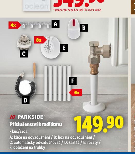 PŘÍSLUŠENSTVÍ K RADIÁTORU