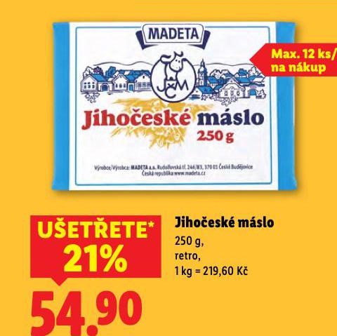 JIHOČESKÉ MÁSLO