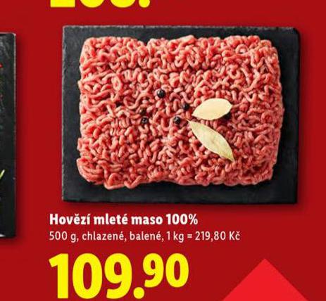 HOVĚZÍ MLETÉ MASO 100%