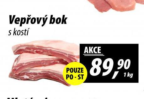 VEPŘOVÝ BOK S KOSTÍ