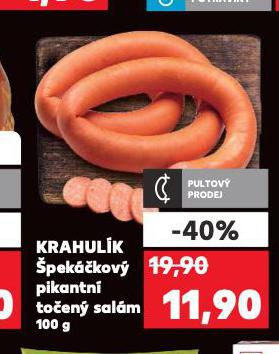 KRAHULÍK ŠPEKÁČKOVÝ PIKANTNÍ TOČENÝ SALÁM