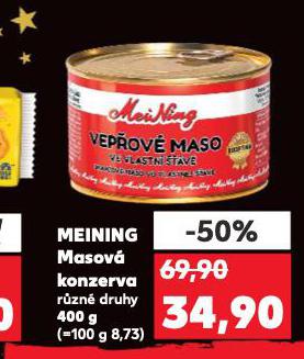 MEINING MASOVÁ KONZERVA