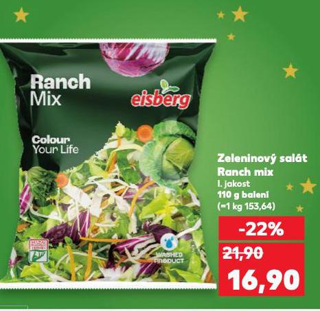ZELENINOVÝ SALÁT RANCH MIX
