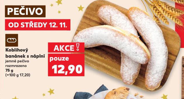 KOBLIHOVÝ BANÁNEK S NÁPLNÍ