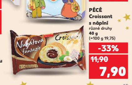 PÉCÉ CROISSANT S NÁPLNÍ