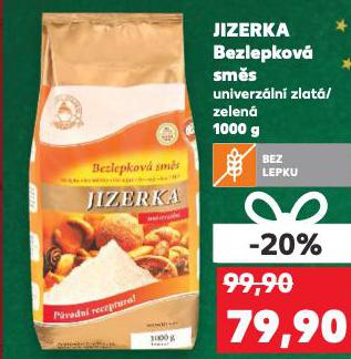 JIZERKA BEZLEPKOVÁ SMĚS