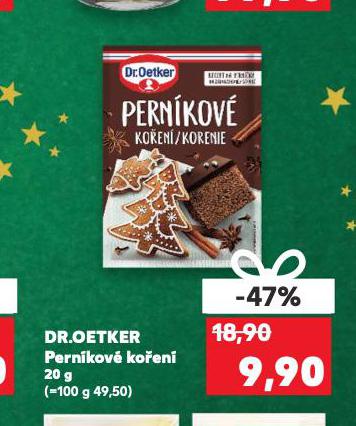 DR. OETKER PERNÍKOVÉ KOŘENÍ