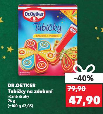 DR. OETKER TUBIČKY NA ZDOBENÍ