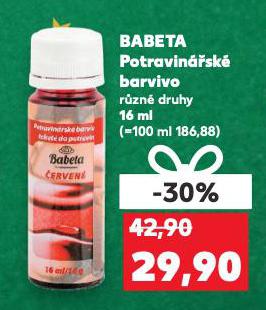 BABETA POTRAVINÁŘSKÉ BARVIVO