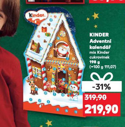 KINDER ADVENTNÍ KALENDÁŘ