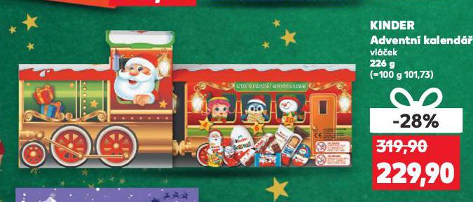 KINDER ADVENTNÍ KALENDÁŘ