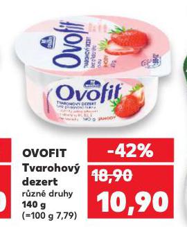 OVOFIT TVAROHOVÝ DEZERT