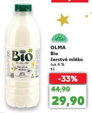 OLMA BIO ČERSTVÉ MLÉKO