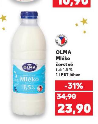 OLMA MLÉKO ČERSTVÉ