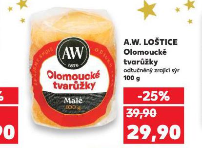 A.W. LOŠTICE OLOMOUCKÉ TVARŮŽKY
